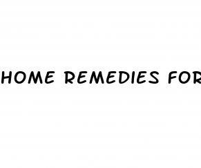 home remedies for erectile dysfunction gummies