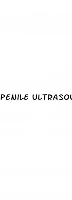 penile ultrasound for erectile dysfunction