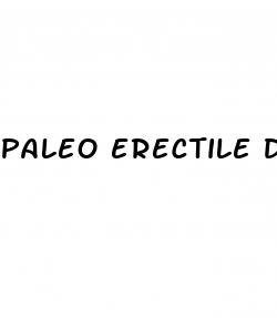 paleo erectile dysfunction