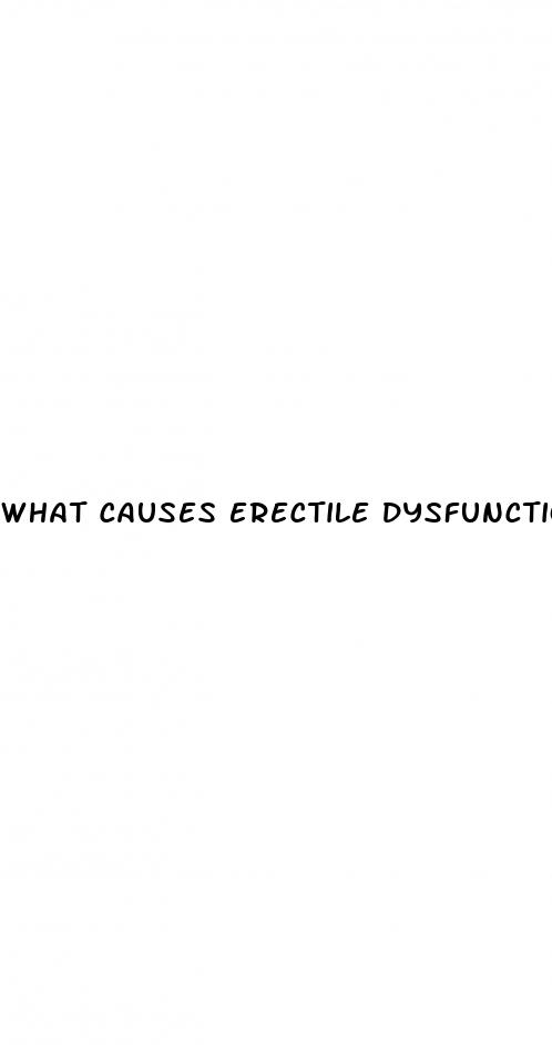 what causes erectile dysfunction at a young age