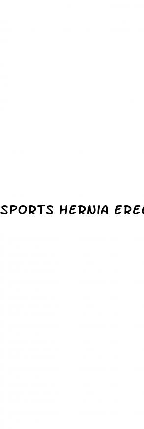 sports hernia erectile dysfunction