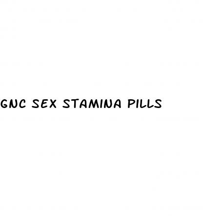 gnc sex stamina pills