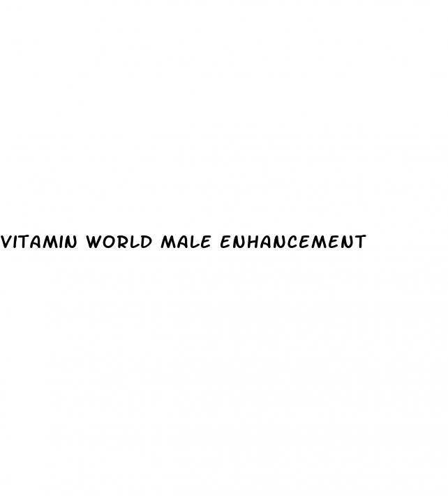 vitamin world male enhancement