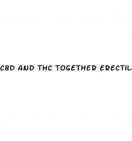 cbd and thc together erectile dysfunction