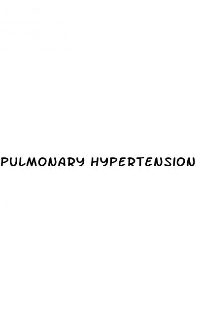 pulmonary hypertension and erectile dysfunction