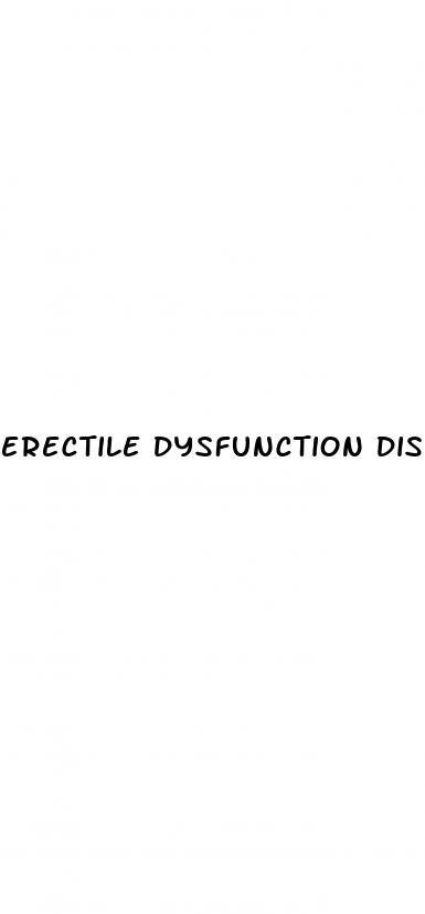 erectile dysfunction disorder