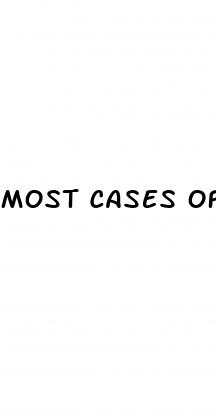 most cases of erectile dysfunction can be traced to