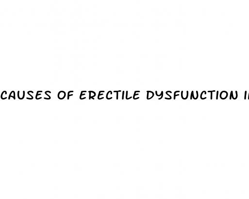 causes of erectile dysfunction in 50 years old