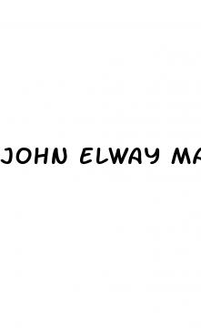 john elway male enhancements