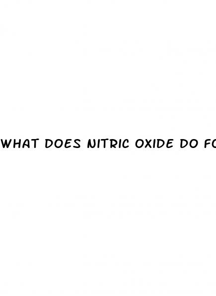 what does nitric oxide do for erectile dysfunction