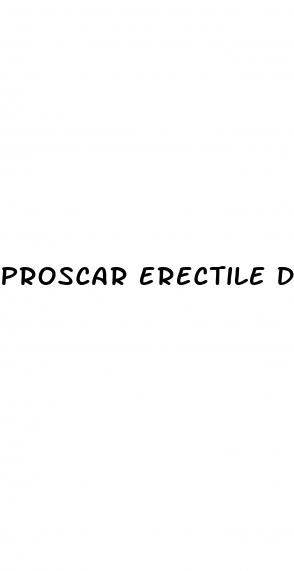 proscar erectile dysfunction