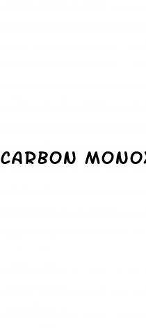 carbon monoxide effects on erectile dysfunction