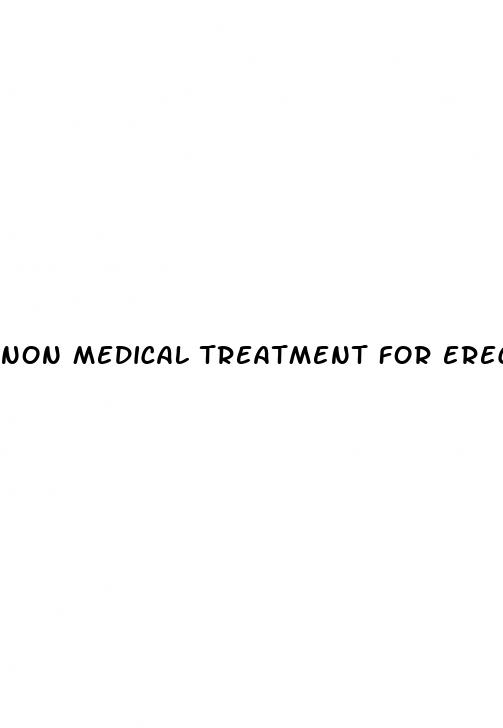 non medical treatment for erectile dysfunction