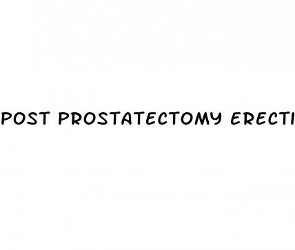 post prostatectomy erectile dysfunction treatment