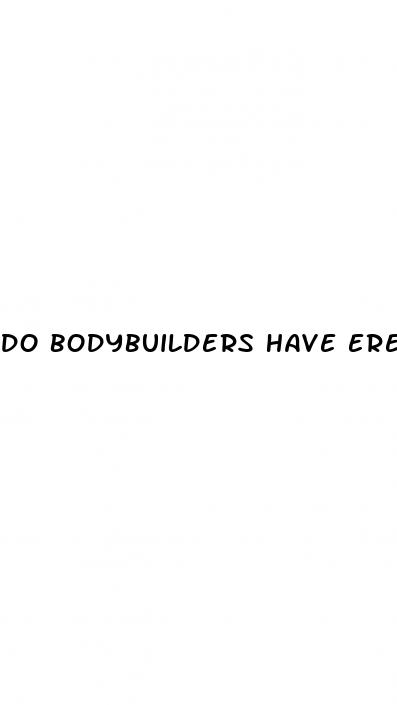 do bodybuilders have erectile dysfunction