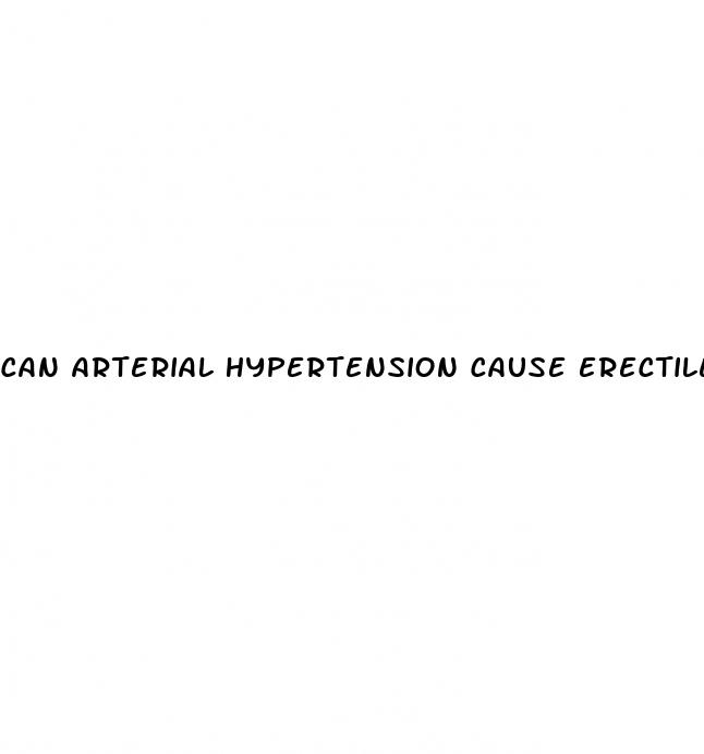 can arterial hypertension cause erectile dysfunction