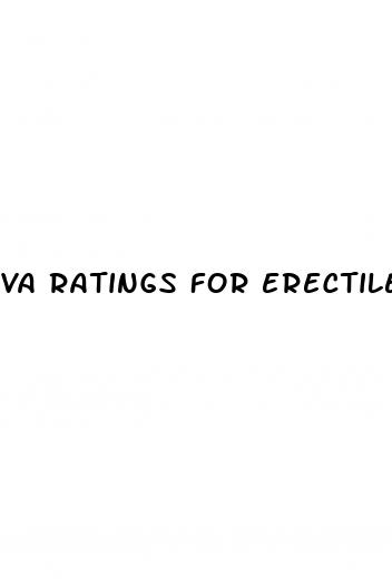 va ratings for erectile dysfunction