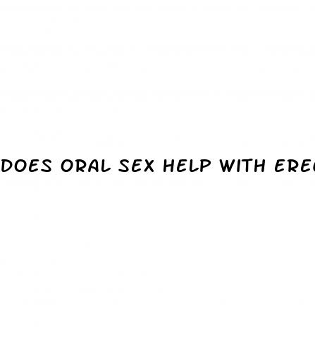 does oral sex help with erectile dysfunction