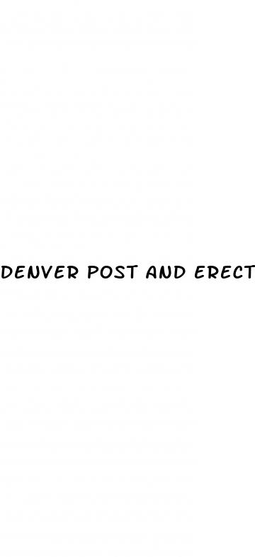 denver post and erectile dysfunction