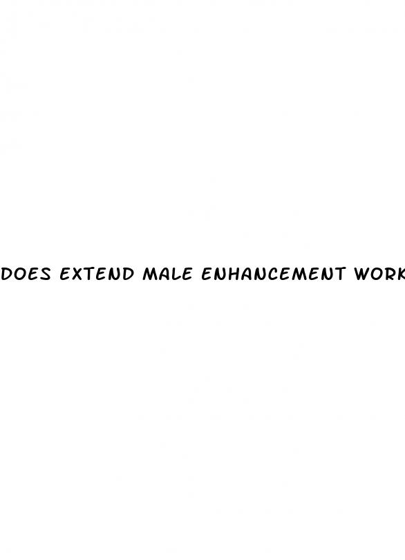 does extend male enhancement work