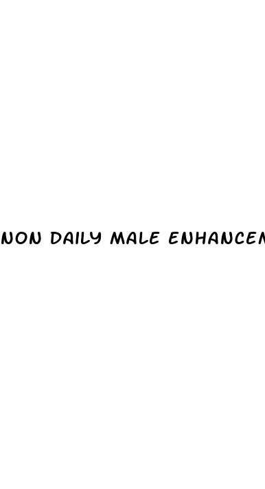 non daily male enhancement