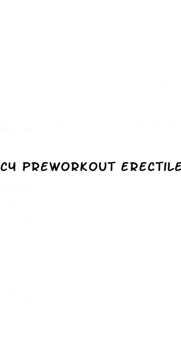 c4 preworkout erectile dysfunction