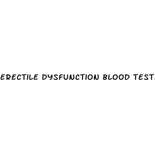 erectile dysfunction blood tests nhs