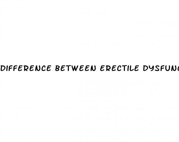 difference between erectile dysfunction and sexual dysfunction