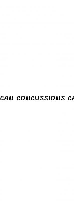 can concussions cause erectile dysfunction