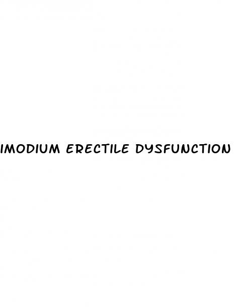 imodium erectile dysfunction