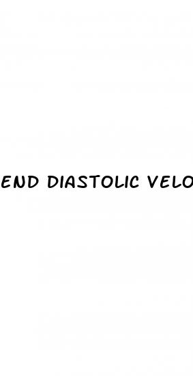 end diastolic velocity erectile dysfunction