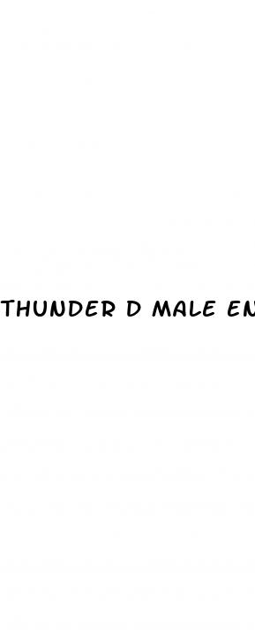 thunder d male enhancement review