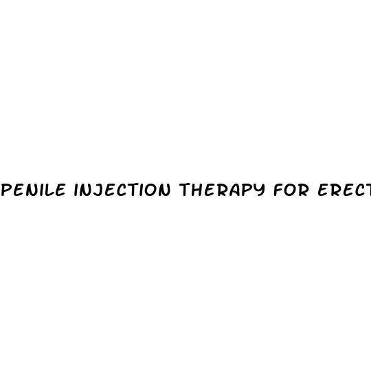 penile injection therapy for erectile dysfunction