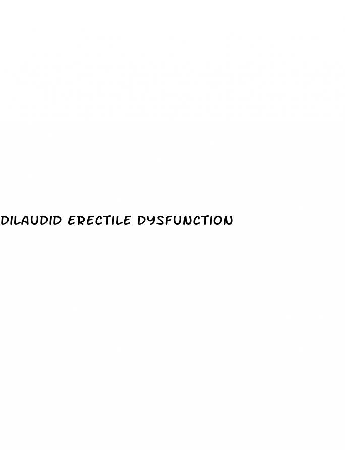 dilaudid erectile dysfunction