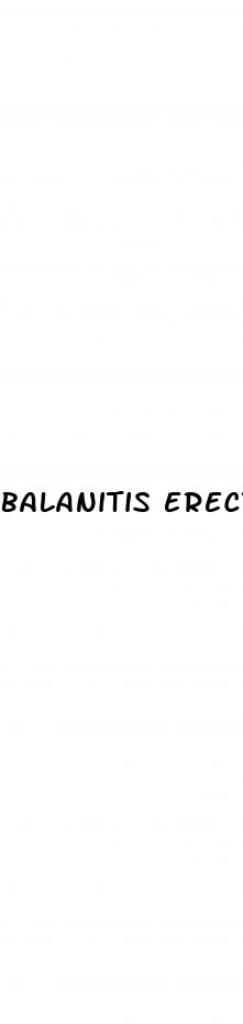 balanitis erectile dysfunction std