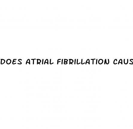 does atrial fibrillation cause erectile dysfunction