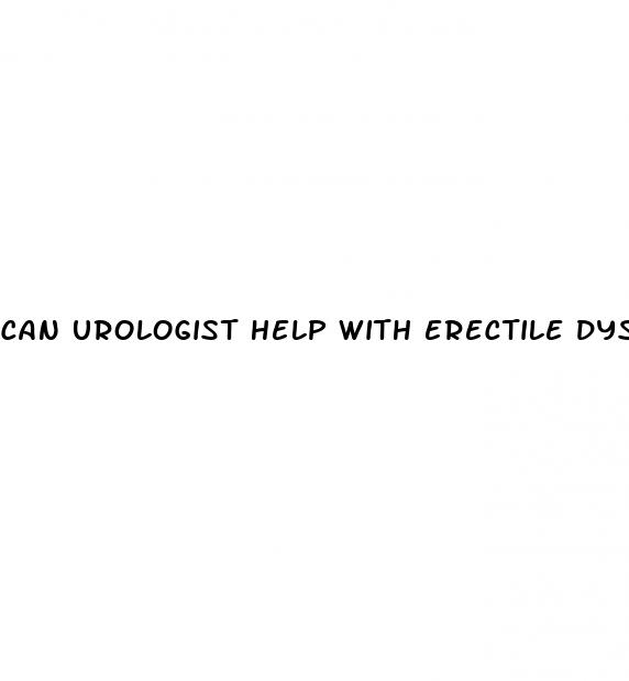 can urologist help with erectile dysfunction