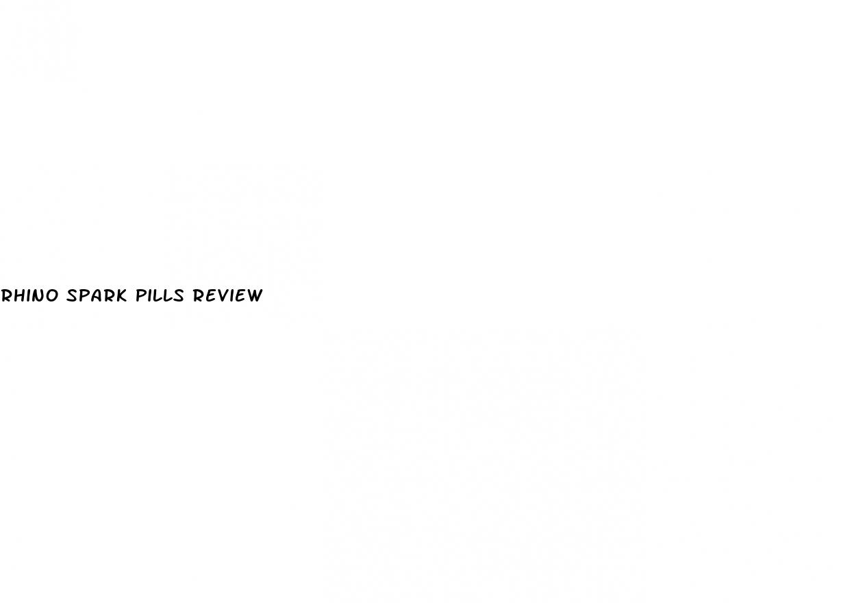 rhino spark pills review