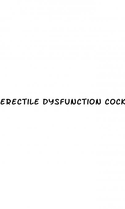 erectile dysfunction cock ring