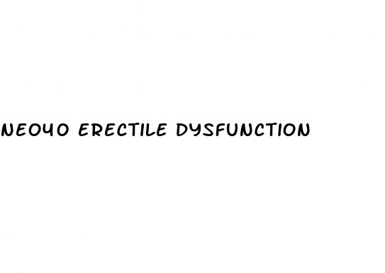 neo40 erectile dysfunction