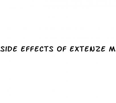 side effects of extenze male enhancement