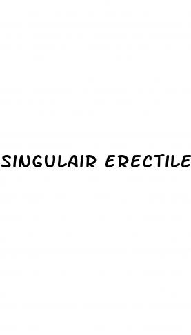 singulair erectile dysfunction