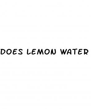 does lemon water help with erectile dysfunction