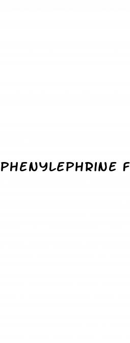 phenylephrine for erectile dysfunction