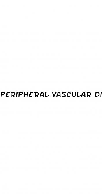 peripheral vascular disease and erectile dysfunction