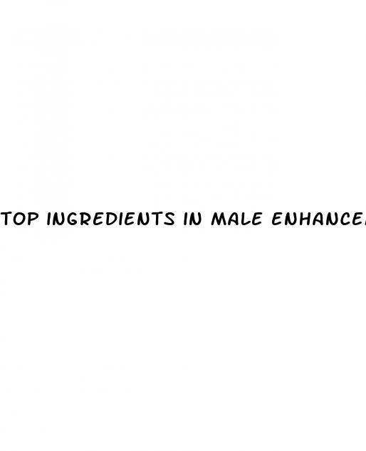 top ingredients in male enhancement pills