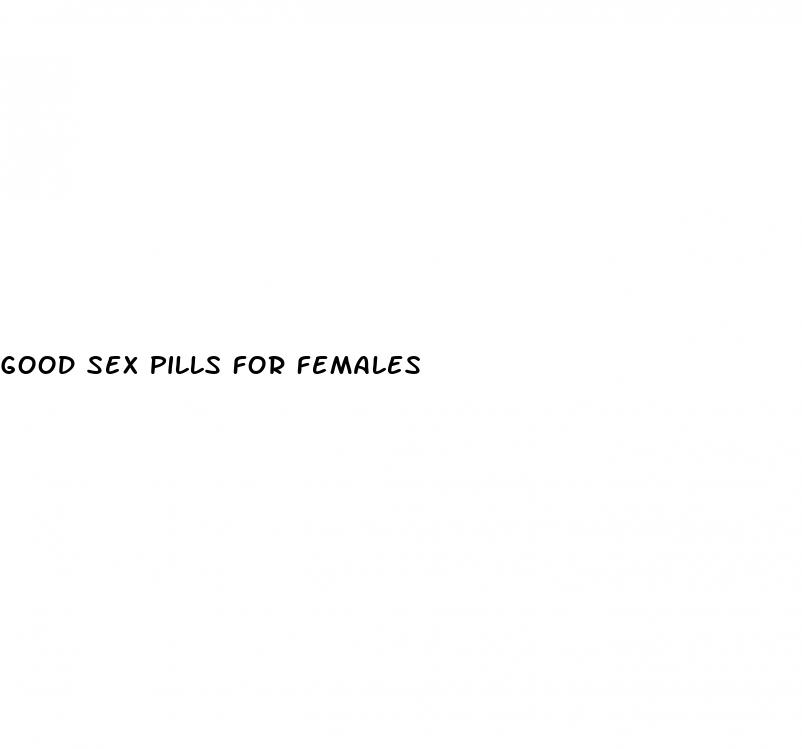 good sex pills for females