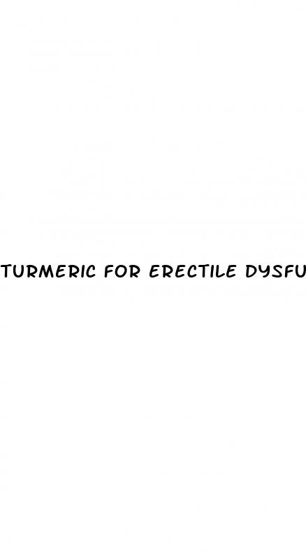 turmeric for erectile dysfunction