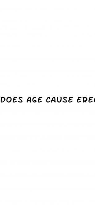 does age cause erectile dysfunction