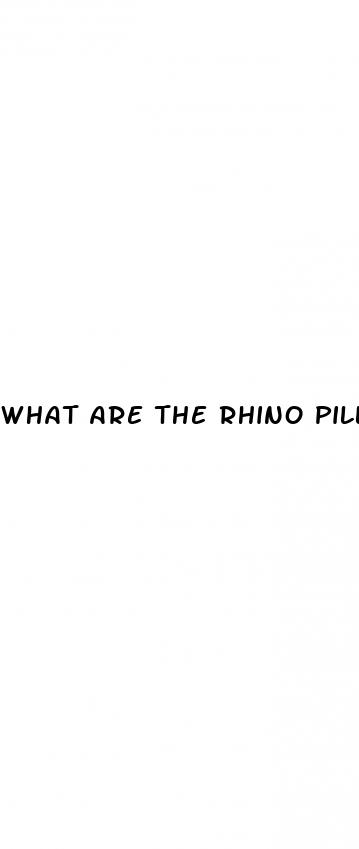 what are the rhino pills